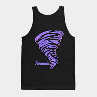 Purple tornado Tank Top